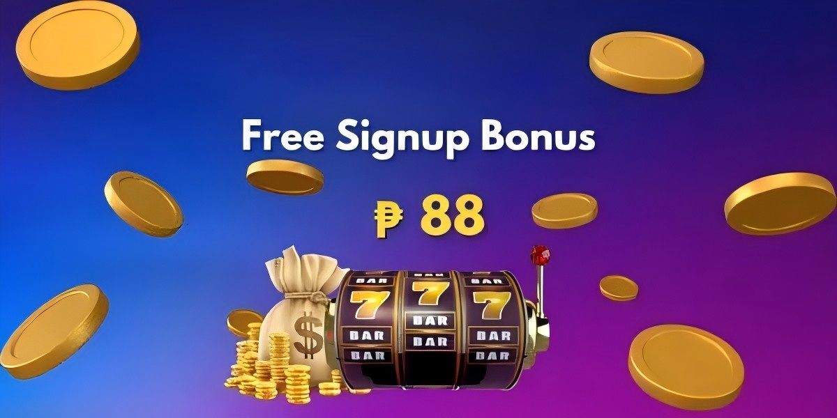 Welcome banner artwork with golden coins and casino lights